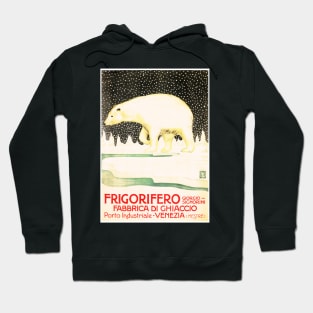 POLAR BEAR Frigorifero Fridge Vintage Italian Advertisement Hoodie